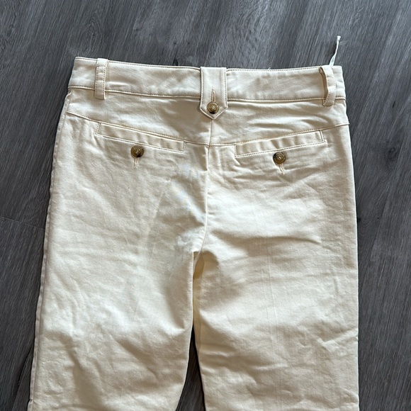 Dolce And Gabbana Cream Cotton Dress Pants - Picture 9 of 14